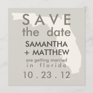 Florida Save the Date Cards Einladung