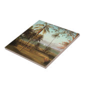Florida Scene von Albert Bierstadt Fliese (Seite)