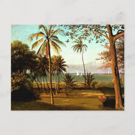 Florida Scene von Albert Bierstadt Postkarte (Vorderseite)