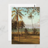 Florida Scene von Albert Bierstadt Postkarte (Vorne/Hinten)
