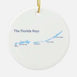 Florida-Schlüssel Keramikornament