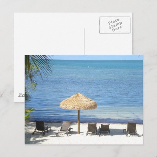 Florida-Schlüssel Postkarte (Vorne/Hinten)