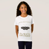 Florida-Schmetterling Zebra Longwing Design T-Shirt (Vorne ganz)
