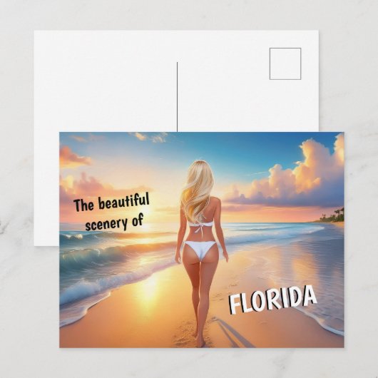 Florida - schöne Landschaft Postkarte (Vorne/Hinten)