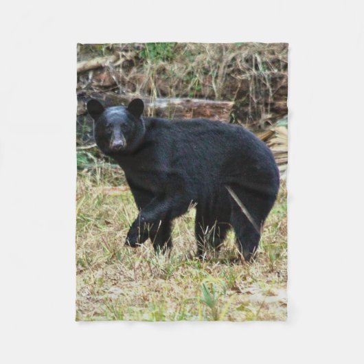 Florida-Schwarzbär Fleecedecke (Vorderseite)