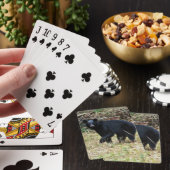 Florida-Schwarzbär Spielkarten (In Situ)