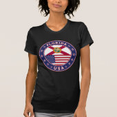 Florida, schwarzer T - Shirt, T-Shirt (Vorderseite)