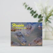 Florida Schwimmbad Postkarte (Stehend Vorderseite)