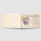 Florida Scrub Jay Birds und Verse Doormat Gästebuch (Voll)