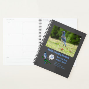 Florida Scrub Jay Wiedersehen Monogram Foto Planer