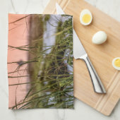Florida Sea Oats Sunrise Geschirrtuch (Viertel Falte)