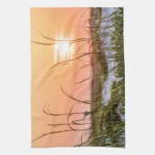 Florida Sea Oats Sunrise Geschirrtuch (Vertikal)