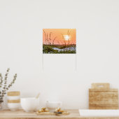 Florida Sea Oats Sunrise Poster (Küche)