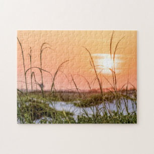 Florida Sea Oats Sunrise Puzzle