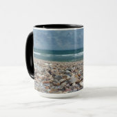 Florida Seashell Atlantic Ocean Beach Foto Tasse (Vorderseite Links)
