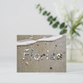 Florida Seashell Postcard Postkarte (Stehend Vorderseite)