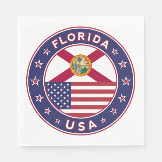 Florida Serviette (Vorderseite)