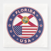 Florida Serviette (Vorderseite)