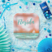 Florida Set Sail Pappteller (Party)