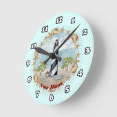 Florida Shells Leuchtturm Uhr (Winkel)
