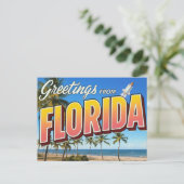 Florida-Shuttle-Startstrand Postkarte (Stehend Vorderseite)