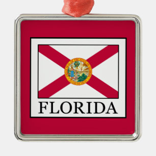 Florida Silbernes Ornament