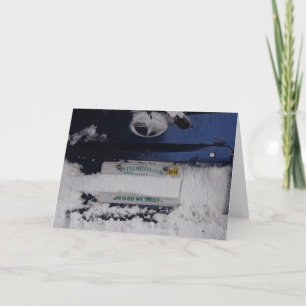 Florida Snowbird Humorale Weihnachtskarte Feiertagskarte