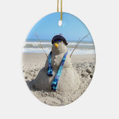 Florida Snowman Keramik Ornament (Rechts)