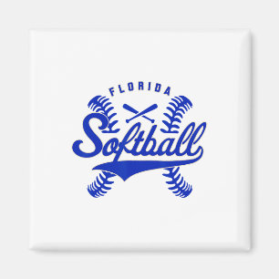 Florida Softll Vintage Herren Kinder Team Retro So Magnet
