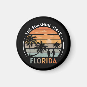 Florida Sommer Strand Vintage Sonnenuntergang Magnet