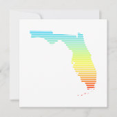 Florida Sommerflut Einladung (Vorderseite)