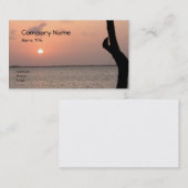 Florida-Sonnenaufgang-Visitenkarte Visitenkarte (Vorne/Hinten)