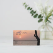 Florida-Sonnenaufgang-Visitenkarte Visitenkarte (Stehend Vorderseite)