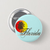 Florida-Sonnenuntergang Button (Vorne & Hinten)