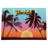 Florida-Sonnenuntergang Große Geschenktüte (Vorderseite)