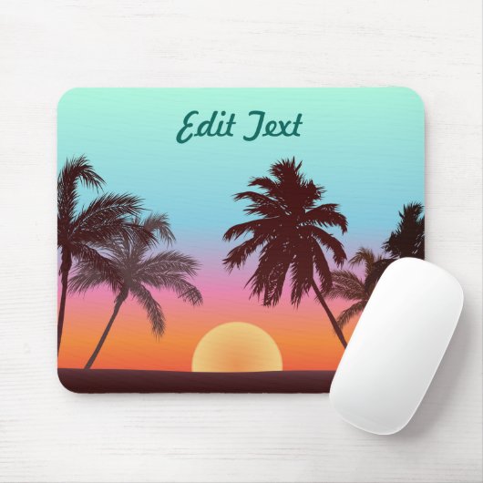 Florida-Sonnenuntergang Mousepad (Mit Mouse)