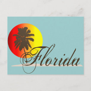 Florida-Sonnenuntergang Postkarte