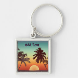 Florida-Sonnenuntergang Schlüsselanhänger