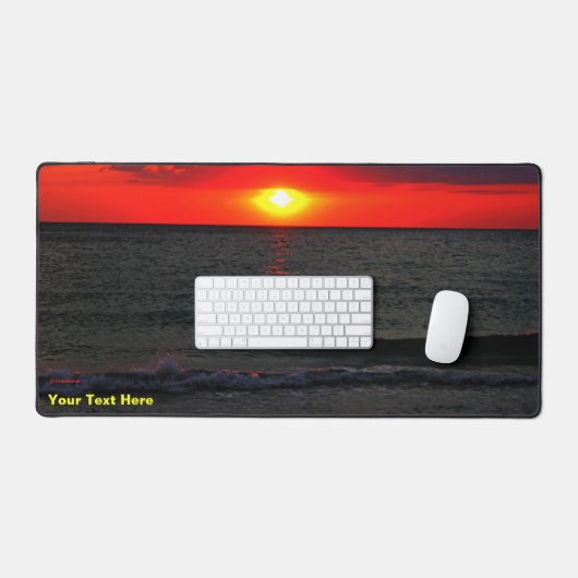 Florida-Sonnenuntergang Schreibtischunterlage (Tastatur & Maus)