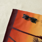 Florida-Sonnenuntergang Strandtuch (Beispiel)