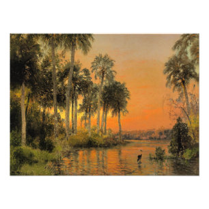 Florida-Sonnenuntergang von Hermann Herzog Fotodruck