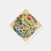 Florida-Souvenir-Cocktailserviette Serviette (Ecke)
