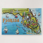 Florida-Spaß-Karte Puzzle (Horizontal)