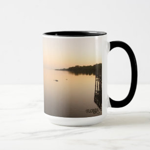Florida Spiegel Stiller Ozean Sonnenaufgang Natürl Tasse