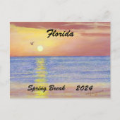 FLORIDA SPRING BREAK 2024 POSTKARTE (Vorderseite)