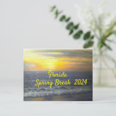 "FLORIDA SPRING BREAK POSTCARD 2024 POSTKARTE (Stehend Vorderseite)