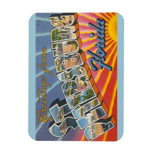Florida, St. Petersburger Magnet (Vertikal)