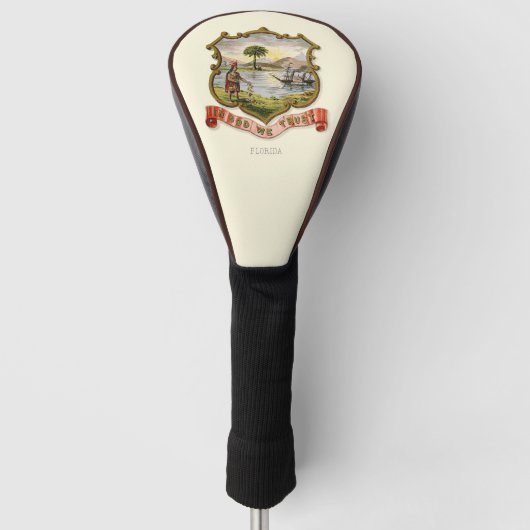 Florida-Staat (1876) Golf Headcover (Vorderseite)