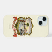 Florida-Staat (1876) iPhone 15 Hülle (Rückseite (Horizontal))