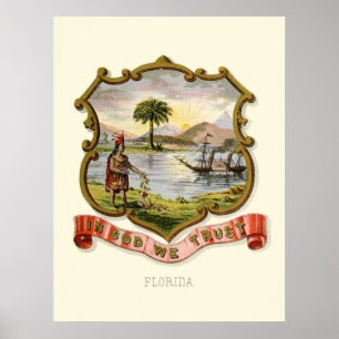 Florida-Staat (1876) Poster